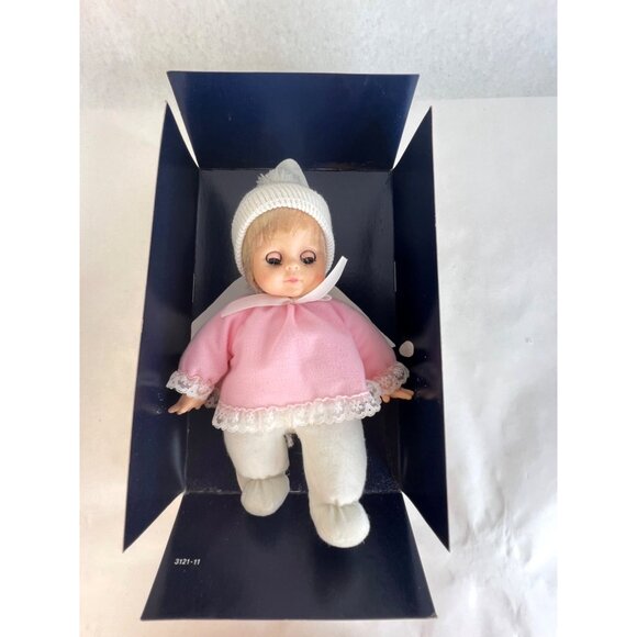 1979 New Playmates My Baby's Doll Stuffed Body Rooted Hair Sleep Eyes In Box VTG - Picture 2 of 8